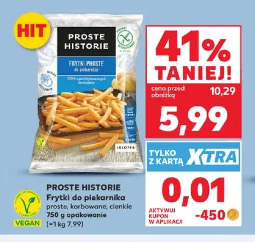 Frytki do piekarnika karbowane Proste Historie
