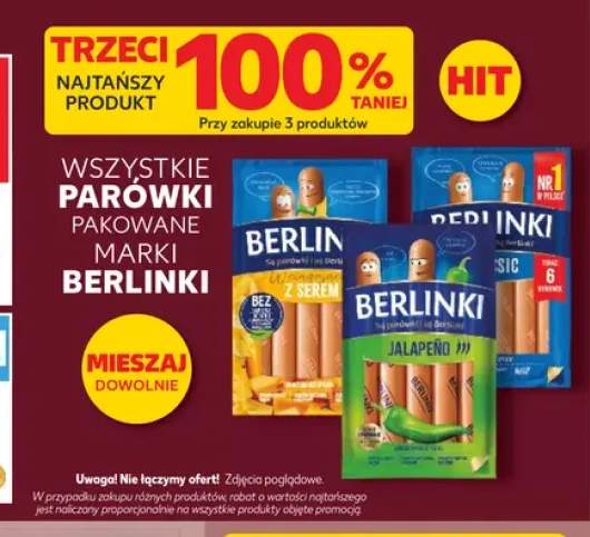 Parówki Berlinki Jalapeno