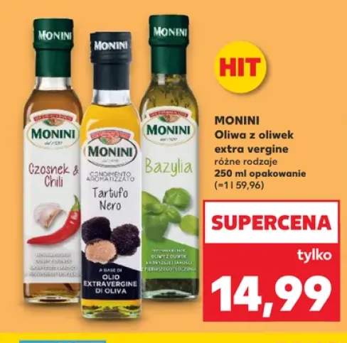 Oliwa z oliwek extra vergine Monini Czosnek & Chili