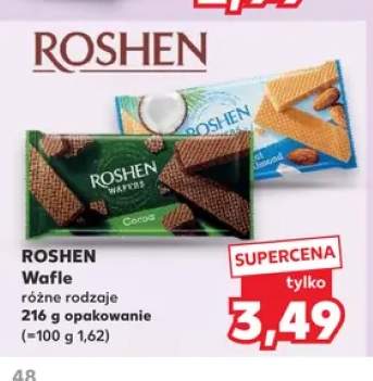 Wafle Roshen migdałowe
