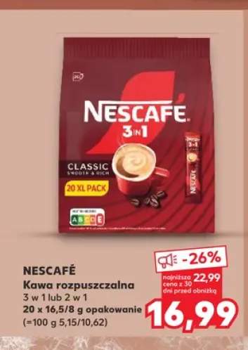 Kawa rozpuszczalna NESCAFÉ 2 w 1