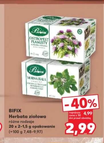 Herbata ziołowa Bifix Morwa Biała
