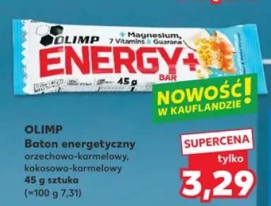Baton energetyczny Olimp Energy+ Bar orzechowo-karmelowy