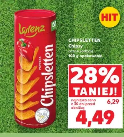 Chipsy Lorenz Chipsletten papryka