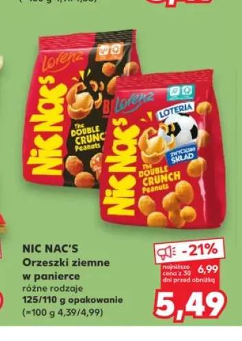 Orzeszki ziemne w panierce Lorenz Nic Nac's