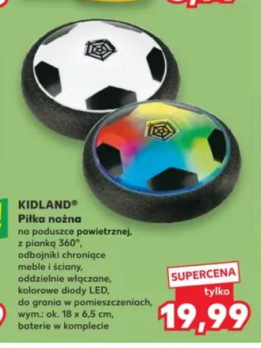 Piłka nożna na poduszce powietrznej Kidland