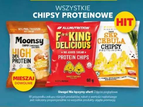 Chipsy proteinowe Popcrop Piramidki Ser Cebula