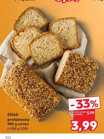 Chleb proteinowy