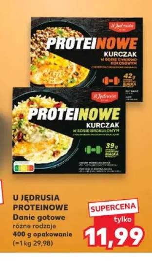 Danie gotowe Kurczak w sosie dyniowo-kokosowym U Jędrusia Proteinowe