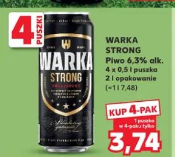 Piwo Warka Strong 4-pak