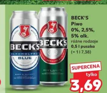 Piwo Beck's 5%
