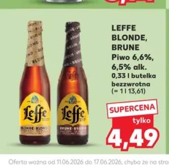 Piwo Leffe Brune