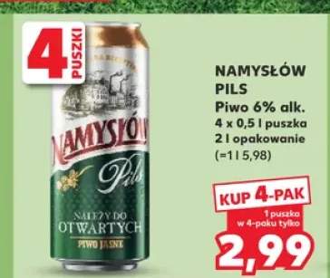 Piwo Namysłów Pils 4-pak