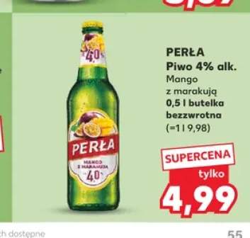Piwo Perła Mango z marakują
