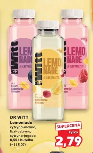 Lemoniada cytryna-malina Dr Witt