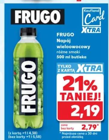 Napój wieloowocowy Frugo Zielone