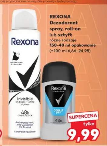 Dezodorant w sprayu Rexona Invisible