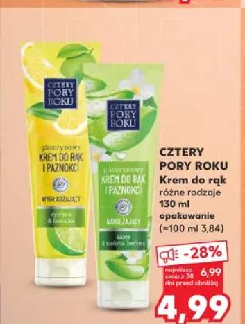 Krem do rąk i paznokci Cztery Pory Roku nawilżający