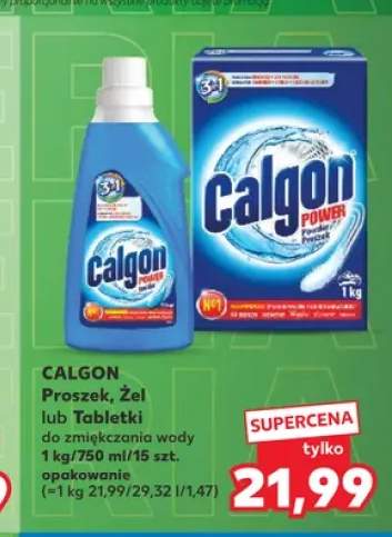 Tabletki do zmiękczania wody Calgon