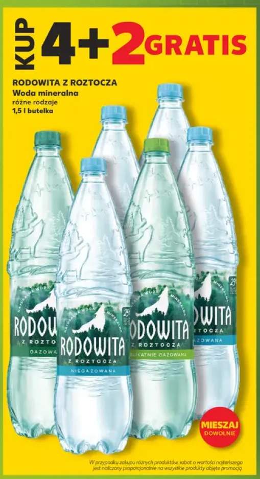 Woda mineralna niegazowana Rodowita z Roztocza
