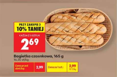 bagietka z masłem czosnkowym