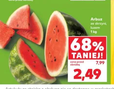 Arbuz ze skrzyni luzem