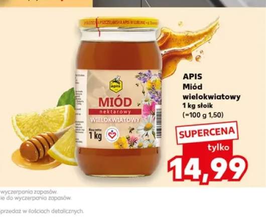 Miód wielokwiatowy Apis 1 kg
