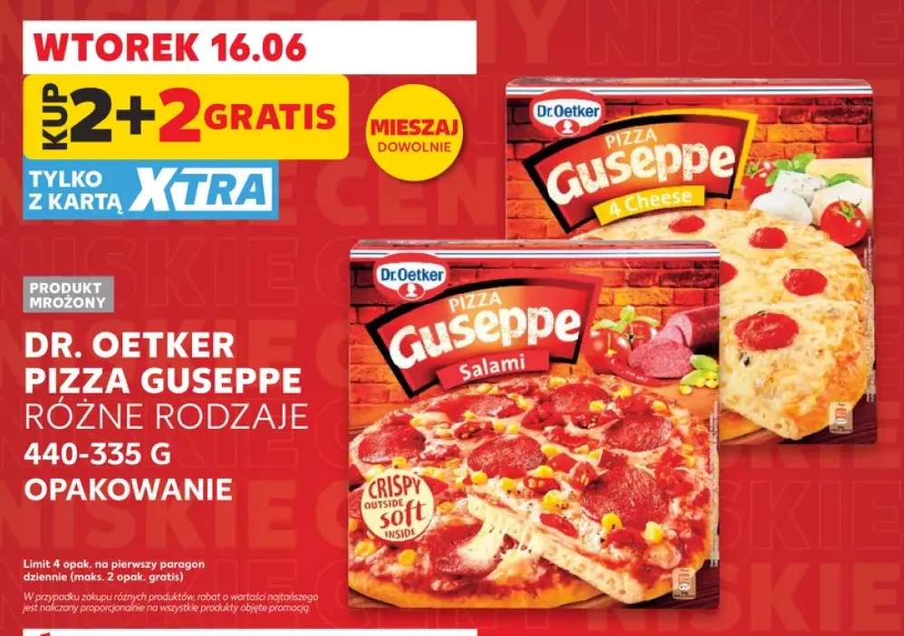 Pizza Guseppe 4 Cheese Dr. Oetker +1 wariant