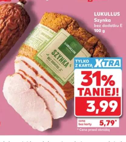 Szynka bez dodatku E Lukullus