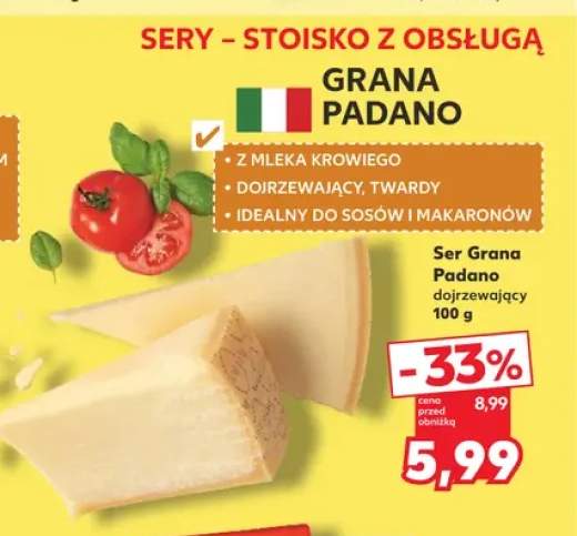 Ser Grana Padano dojrzewający