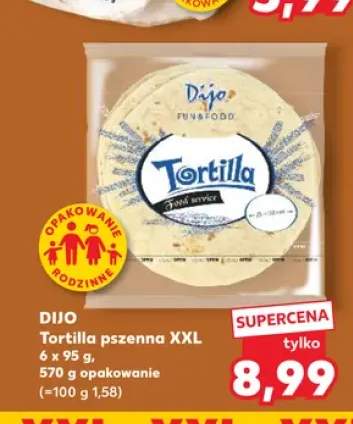 Tortilla pszenna XXL Dijo 6-pak