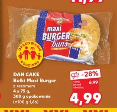 Bułki Maxi Burger z sezamem Dan Cake 4-pak