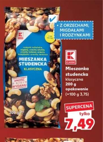 Mieszanka studencka klasyczna K-Classic