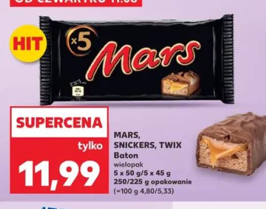 Baton Mars 5-pak +2 warianty
