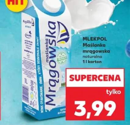 Maślanka mrągowska naturalna Mlekpol