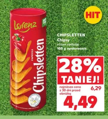 Chipsy Lorenz Chipsletten papryka