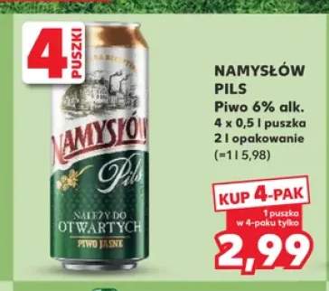 Piwo Namysłów Pils 4-pak