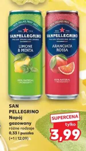 Napój gazowany Limone & Menta San Pellegrino +1 wariant