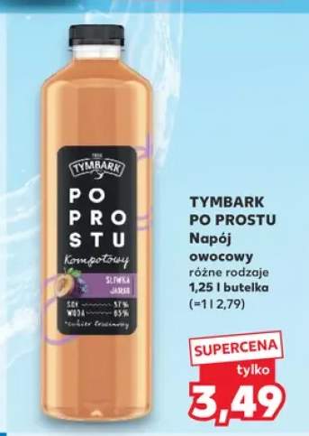Napój owocowy Tymbark Po Prostu Kompotowy Śliwka Jabłko