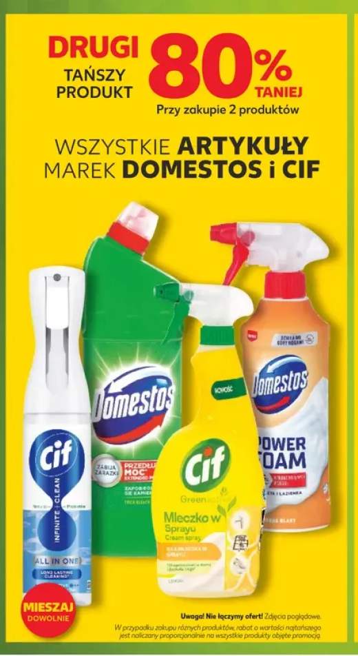 Spray do czyszczenia Cif All in One Infinite Clean +3 warianty