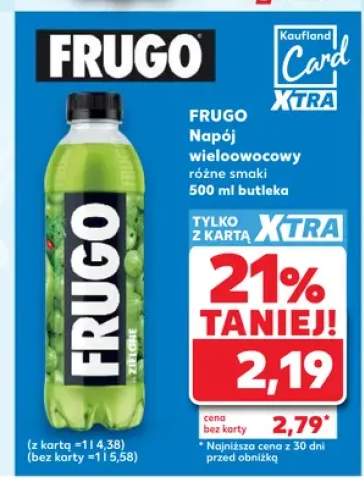 Napój wieloowocowy Frugo Zielone