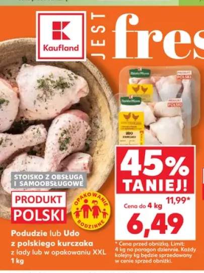 Podudzie z polskiego kurczaka +1 wariant