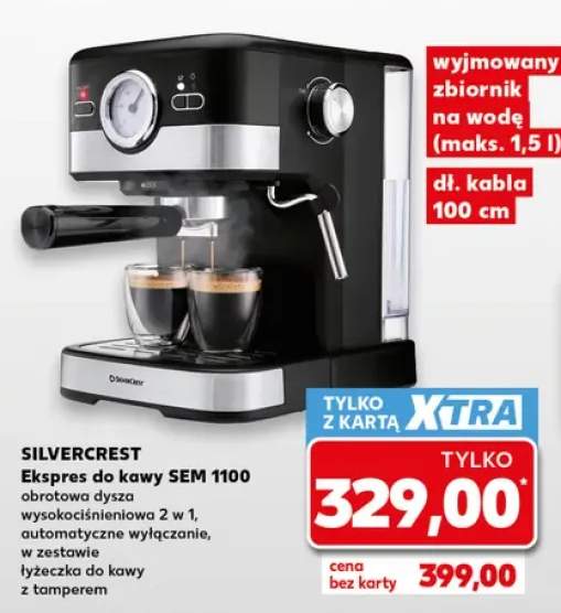 Ekspres do kawy Silvercrest SEM 1100