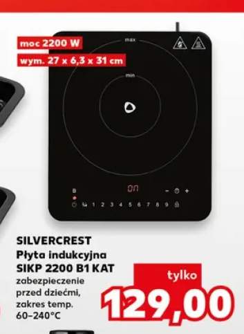 Płyta indukcyjna SILVERCREST SIKP 2200 B1 KAT