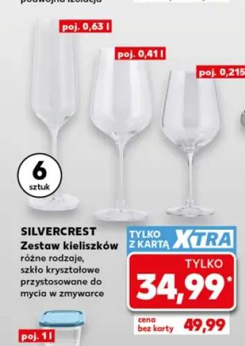 Zestaw kieliszków SILVERCREST 6-pak