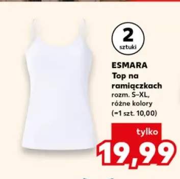 Top na ramiączkach damski Esmara