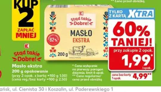 Masło ekstra Stąd takie Dobre!