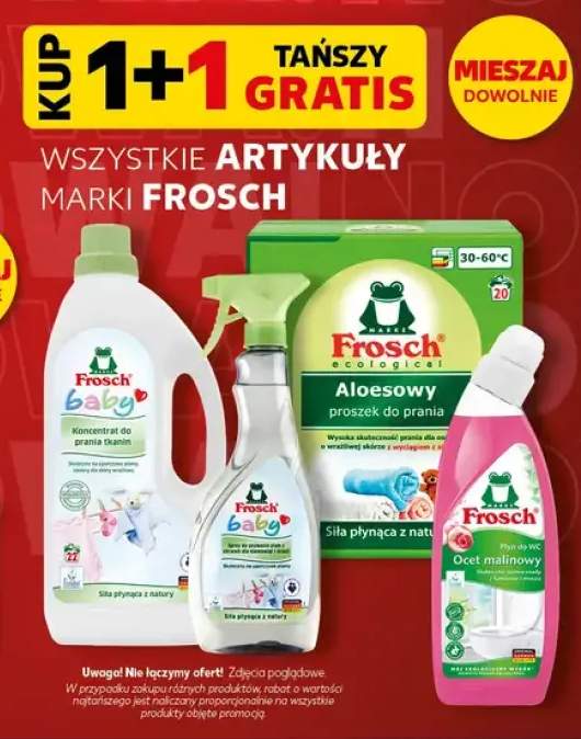 Koncentrat do prania tkanin Frosch Baby +4 warianty