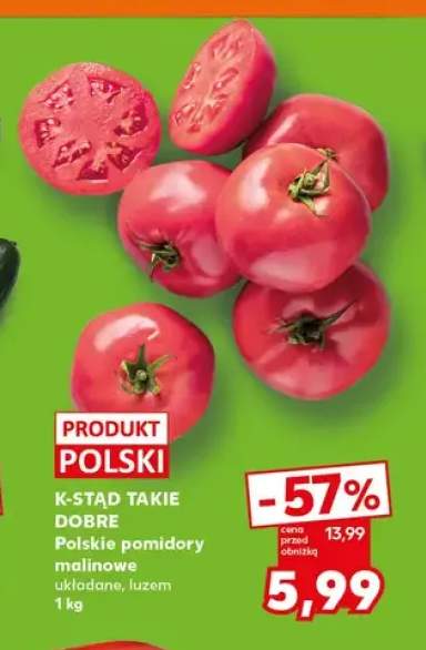 Pomidory malinowe K-Stąd Takie Dobre polskie