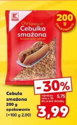 Cebula smażona chrupiąca K-Classic